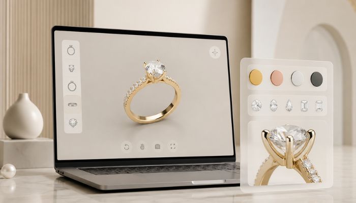 Web-Based 3D Configurator for Jewelry & Luxury Goods in USA 2026 Web-Based 3D Configurator for Jewelry & Luxury Goods in USA 2026