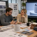 Business and creative teams reviewing a complete 3D animation project brief
