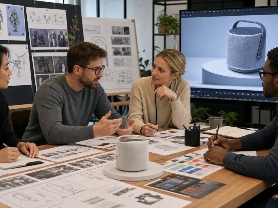 Business and creative teams reviewing a complete 3D animation project brief