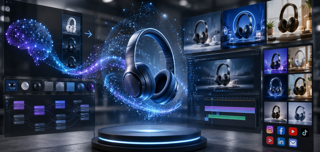 Discover how US brands use AI-powered 3D product animation in 2026 to scale high-quality video content faster. Learn about generative AI workflows, benefits, tools, and strategies for creating engaging marketing videos efficiently.