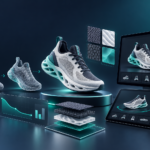Optimized 3D product model and WebGL commerce screens showing fast asset delivery